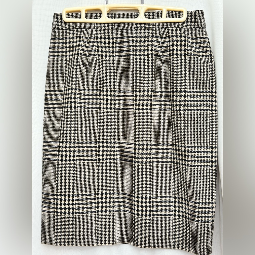 *last call* Brooks Brothers Classic Plaid Pencil Skirt